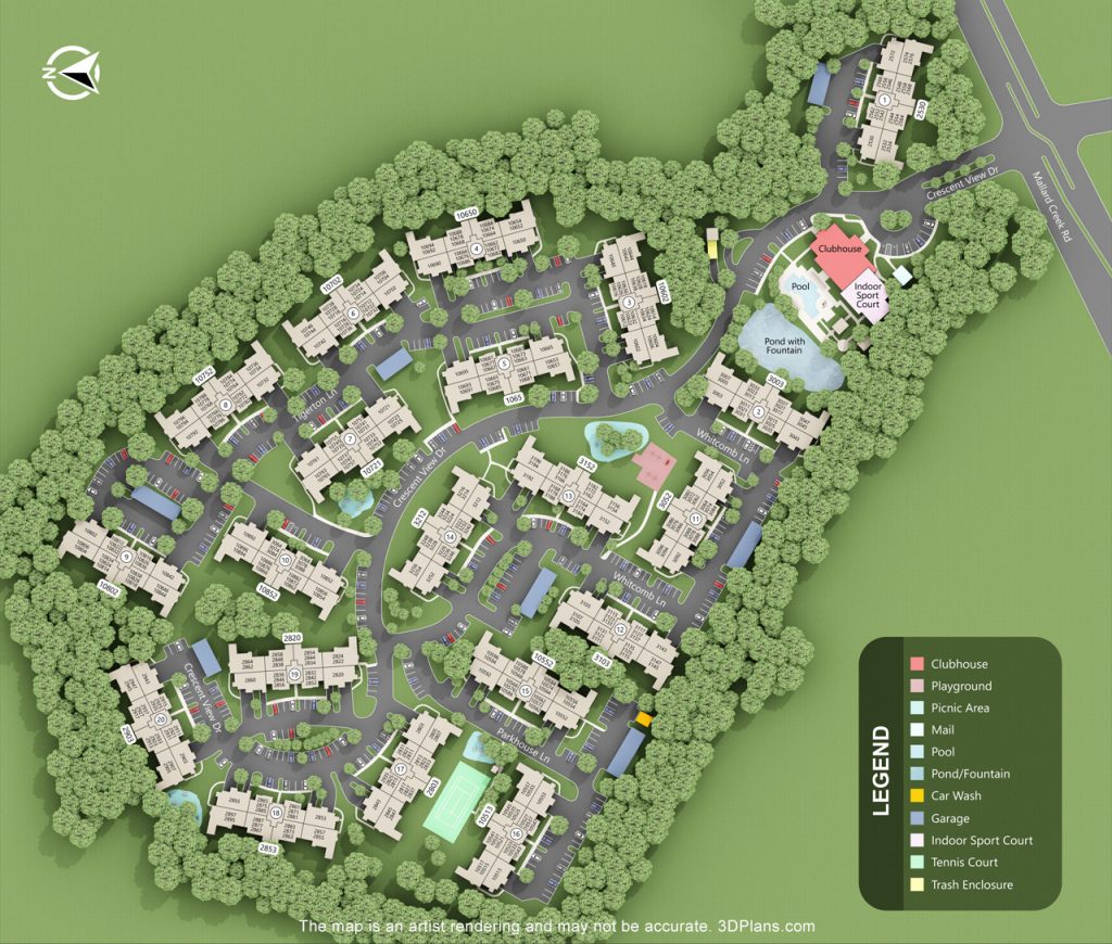 Site Plan The Tradition Apartments